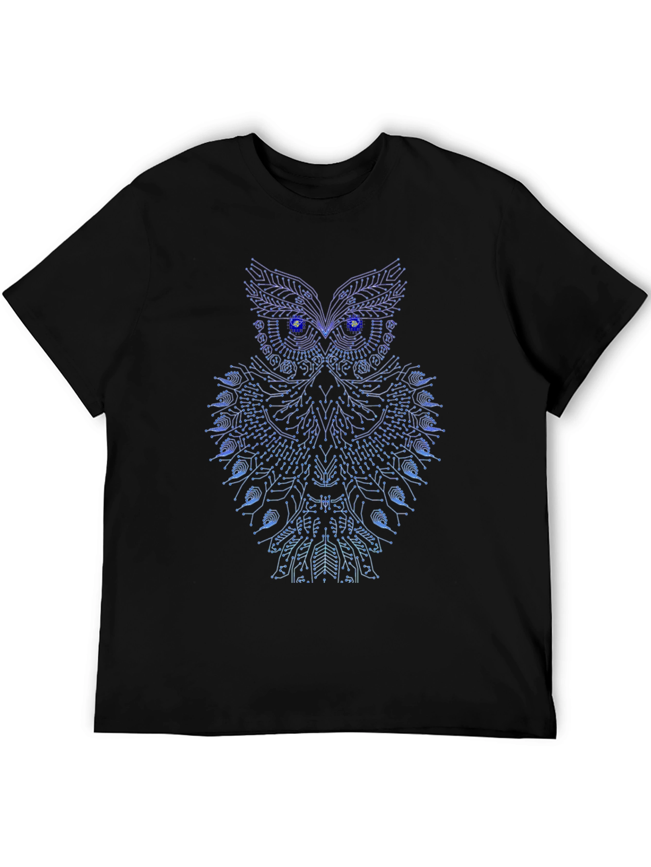 Cool Tech Owl Graphic Tee