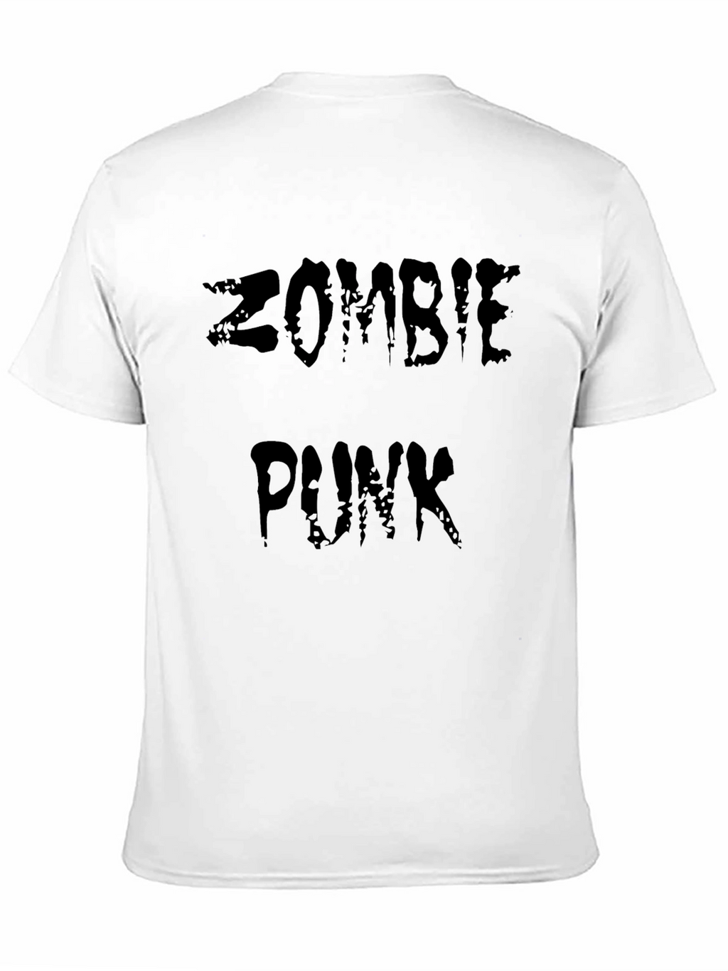 Zombie Punk Graphic Black T-Shirt
