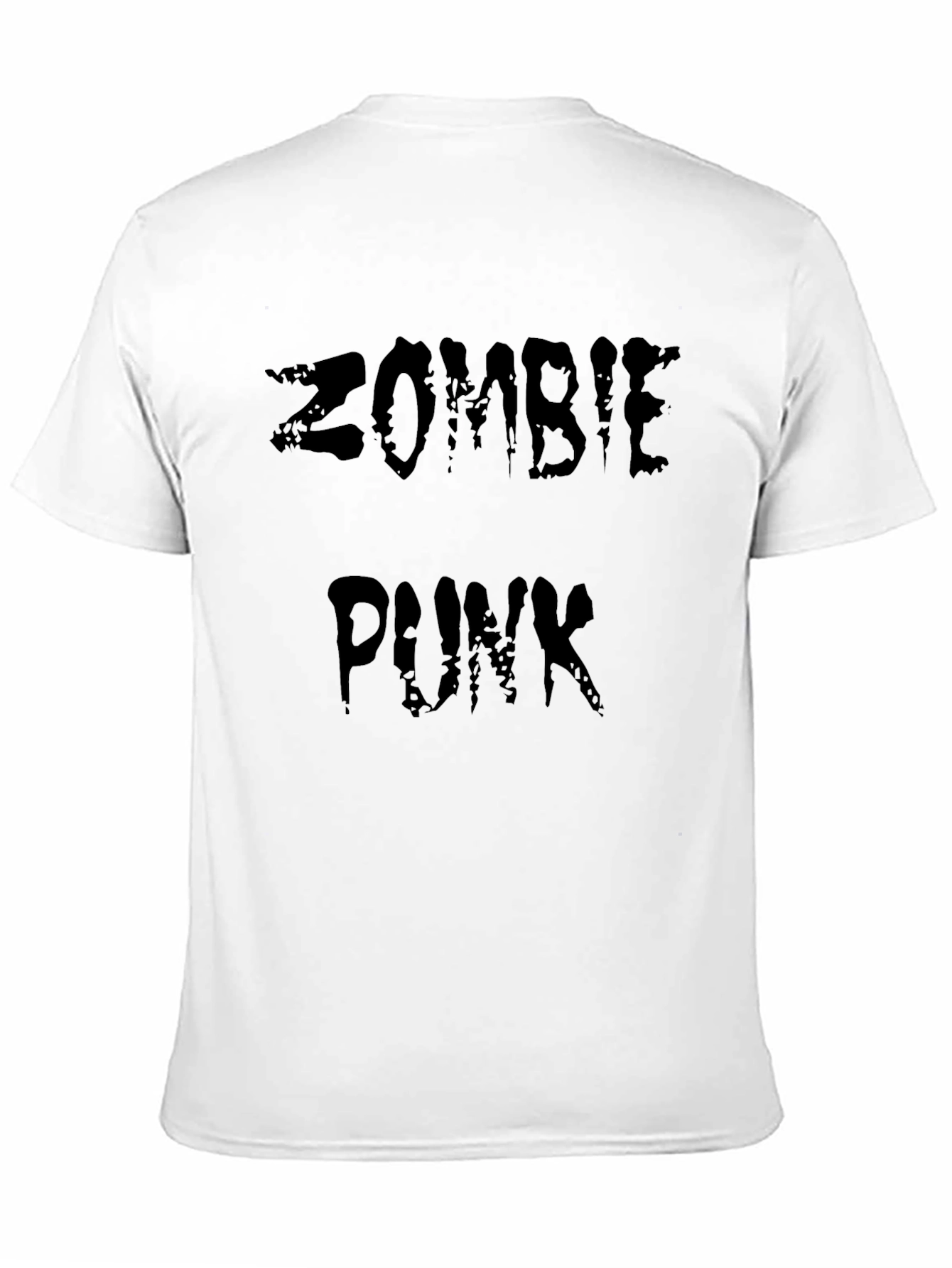 Zombie Punk Graphic Black T-Shirt