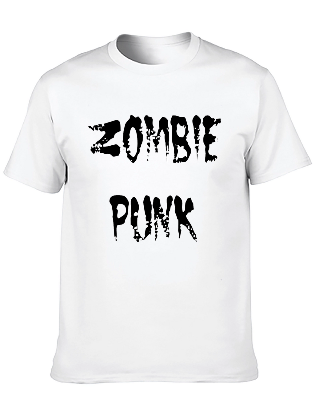Zombie Punk Graphic Black T-Shirt