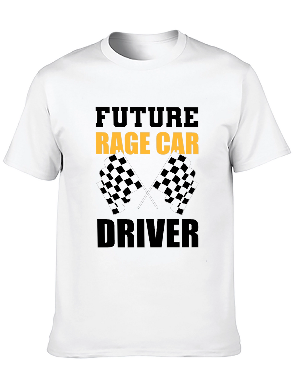 Future Rage Car Driver Black T-Shirt