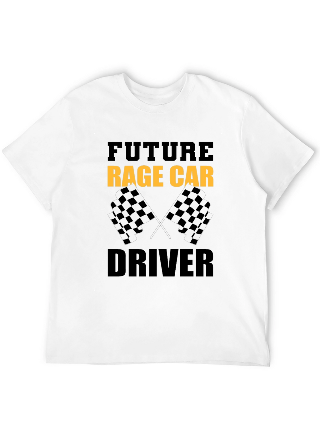 Future Rage Car Driver Black T-Shirt