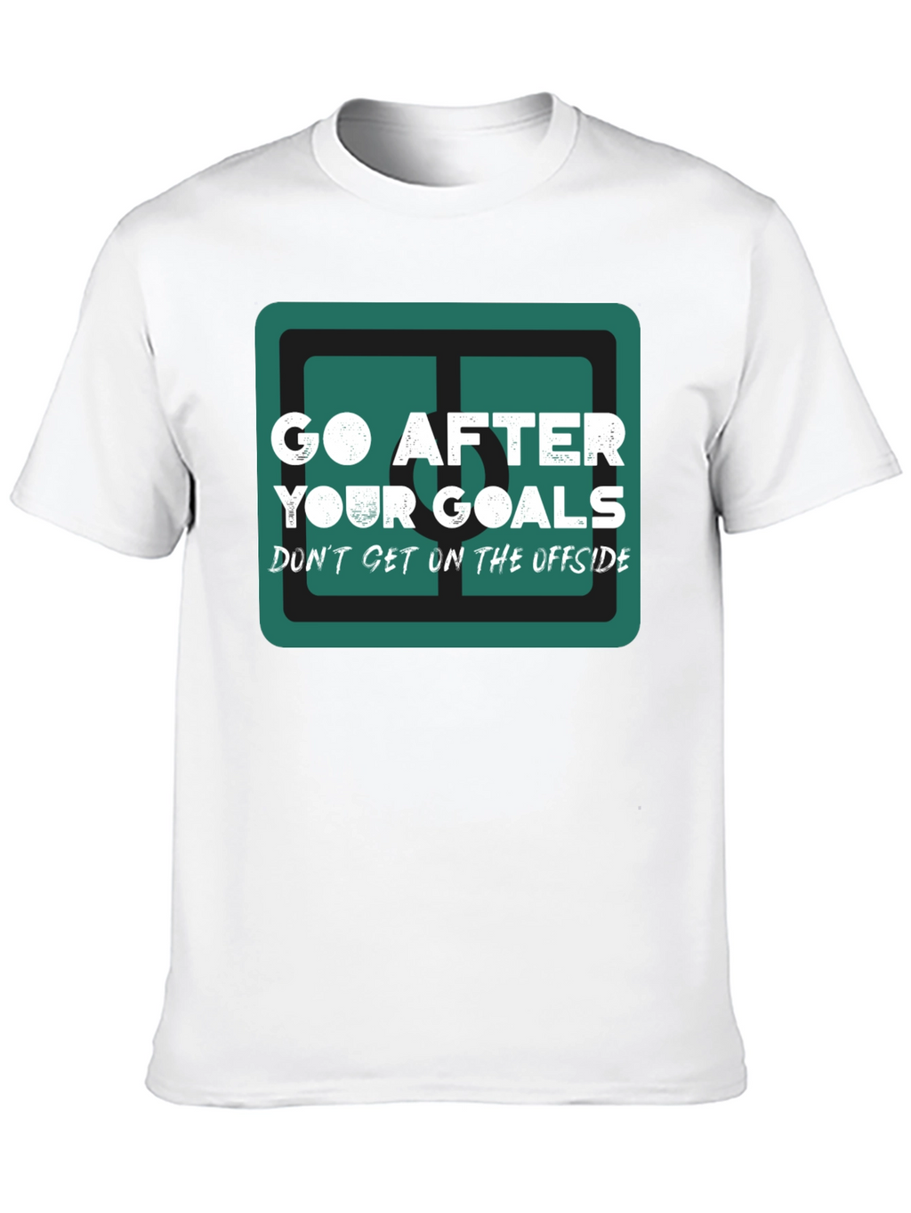 Go After Your Goals Graphic Tee - Black