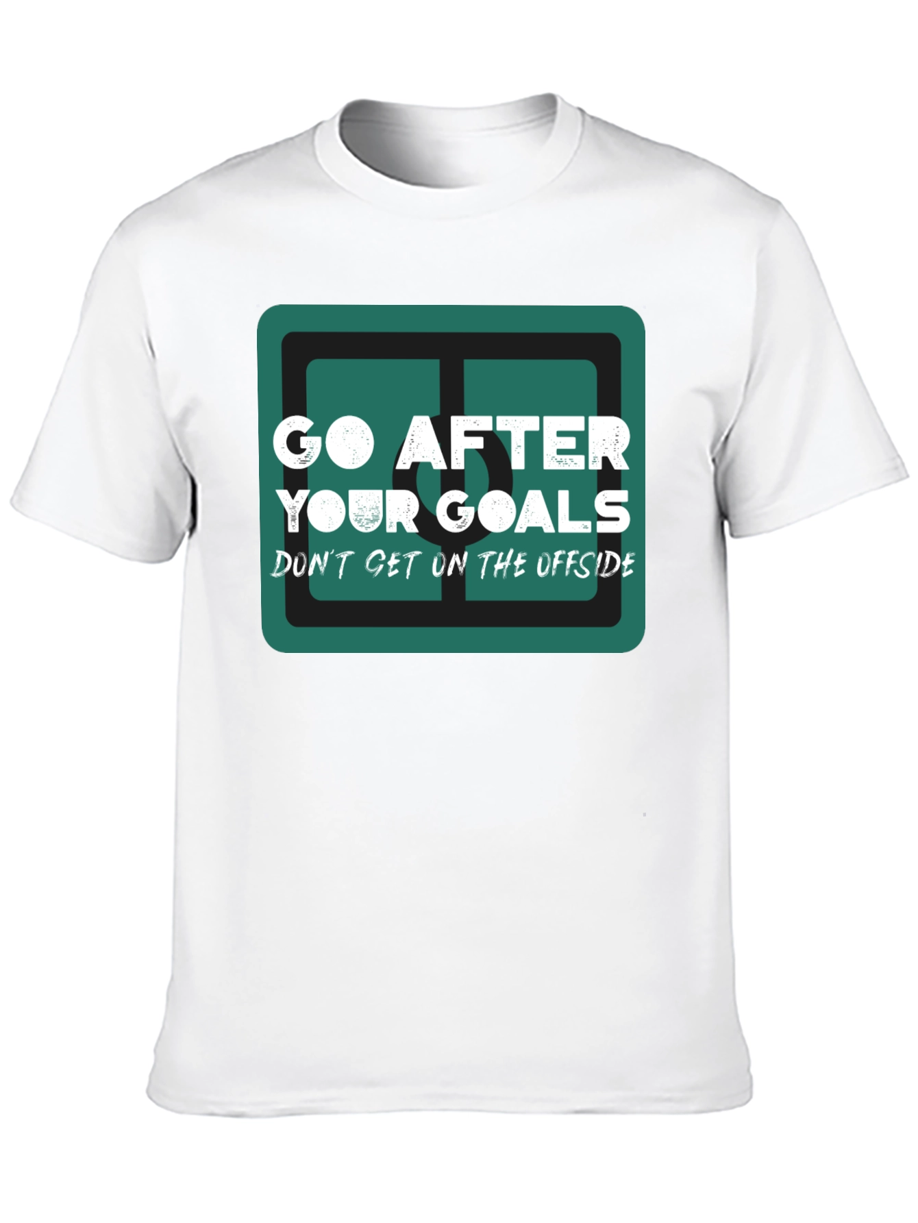 Go After Your Goals Graphic Tee - Black
