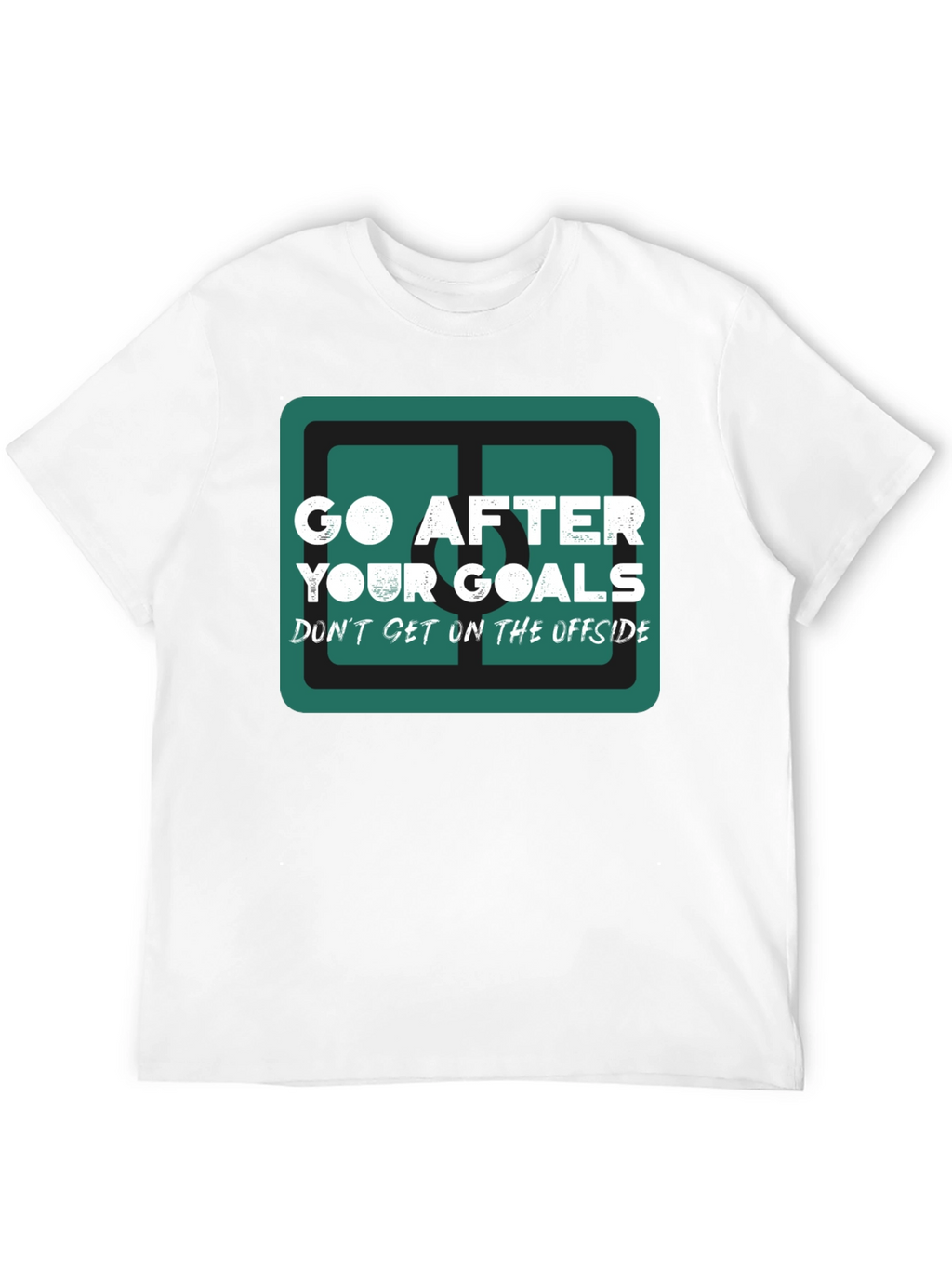 Go After Your Goals Graphic Tee - Black