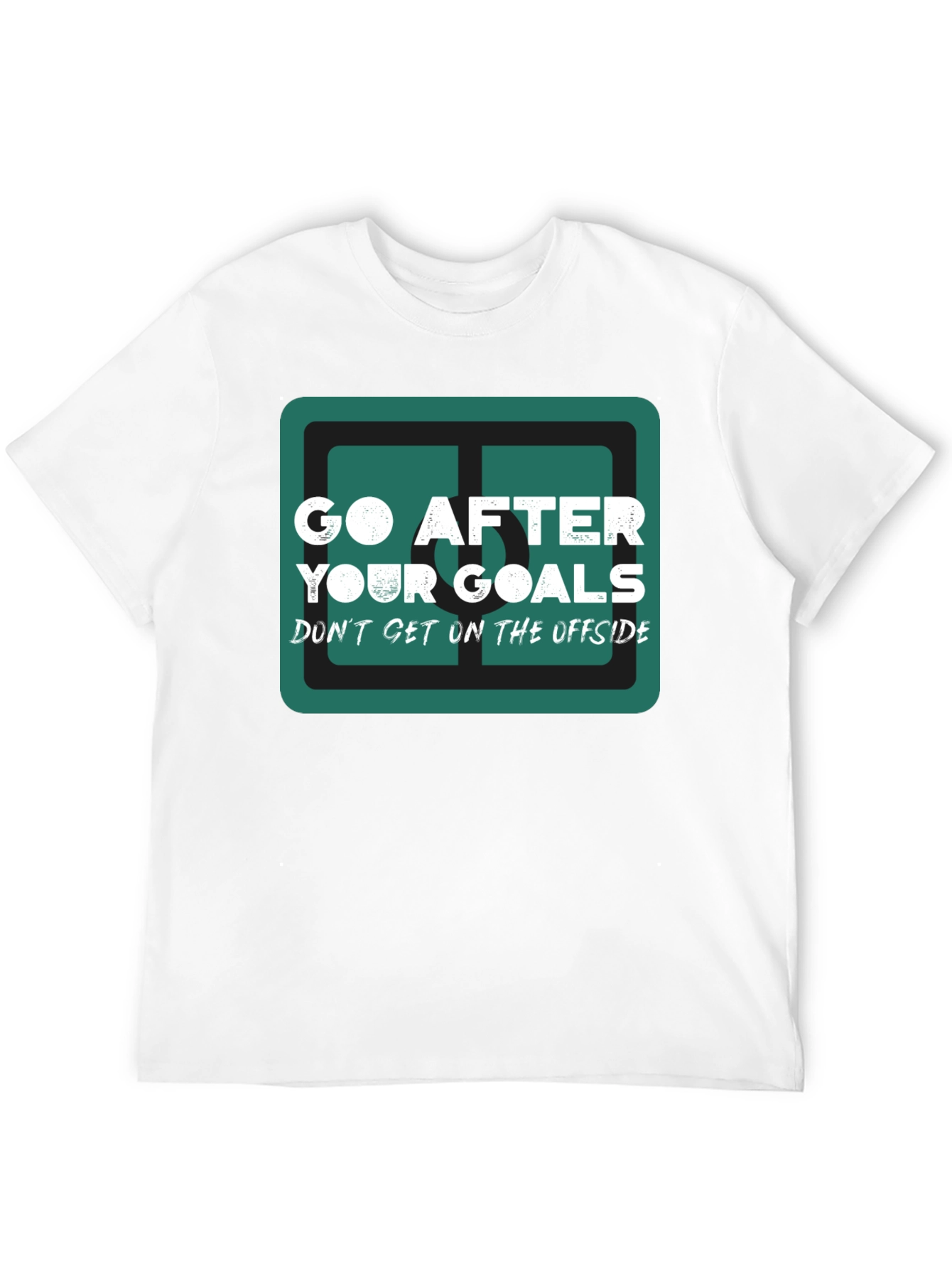 Go After Your Goals Graphic Tee - Black