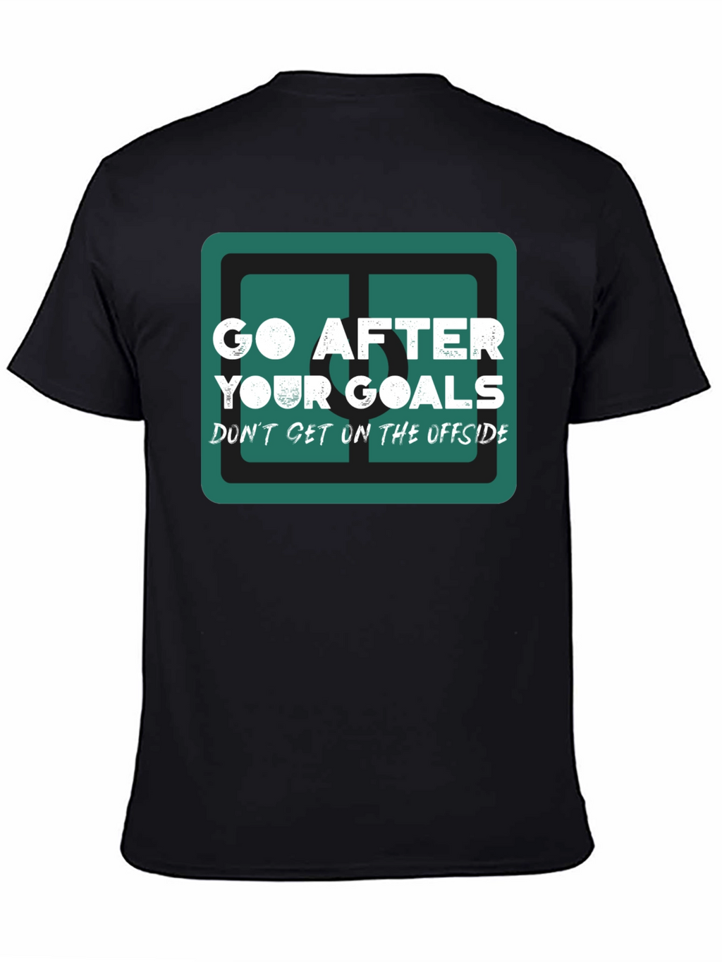 Go After Your Goals Graphic Tee - Black