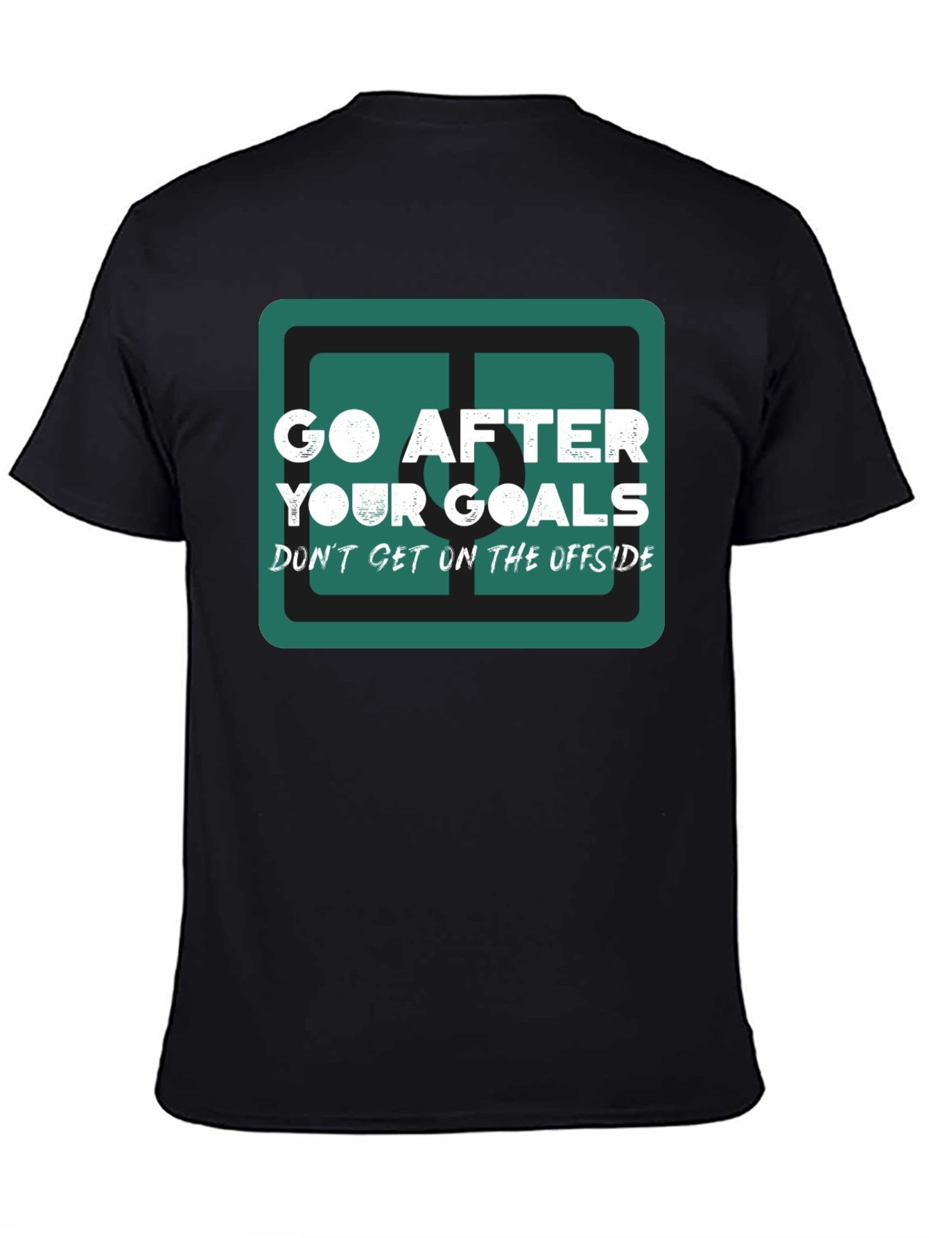 Go After Your Goals Graphic Tee - Black