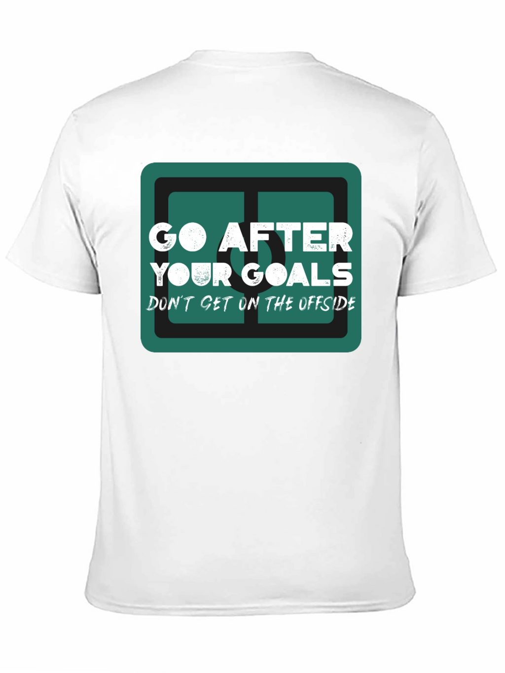 Go After Your Goals Graphic Tee - Black