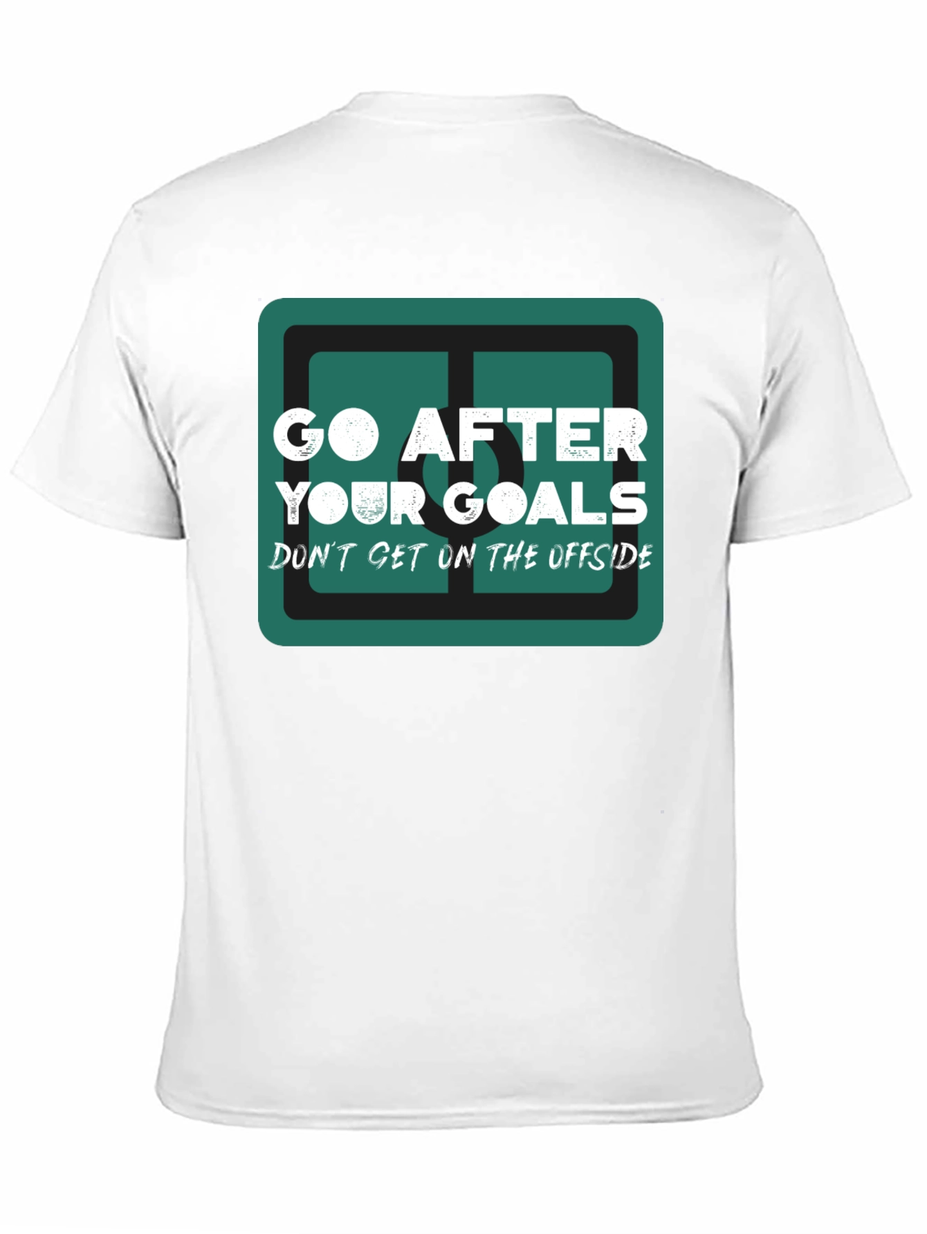 Go After Your Goals Graphic Tee - Black