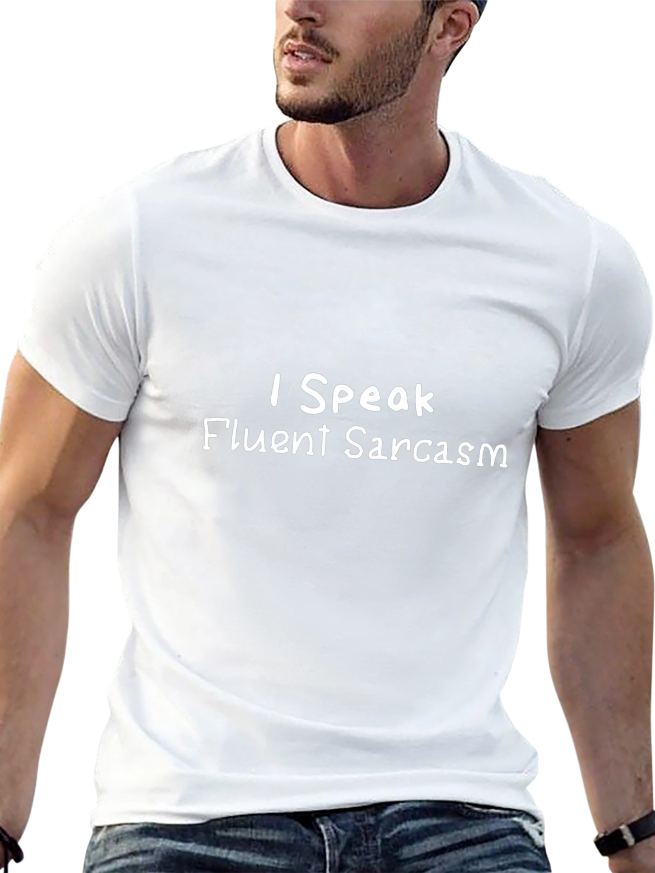 Funny Sarcasm T-Shirt - I Speak Fluent Sarcasm Tee