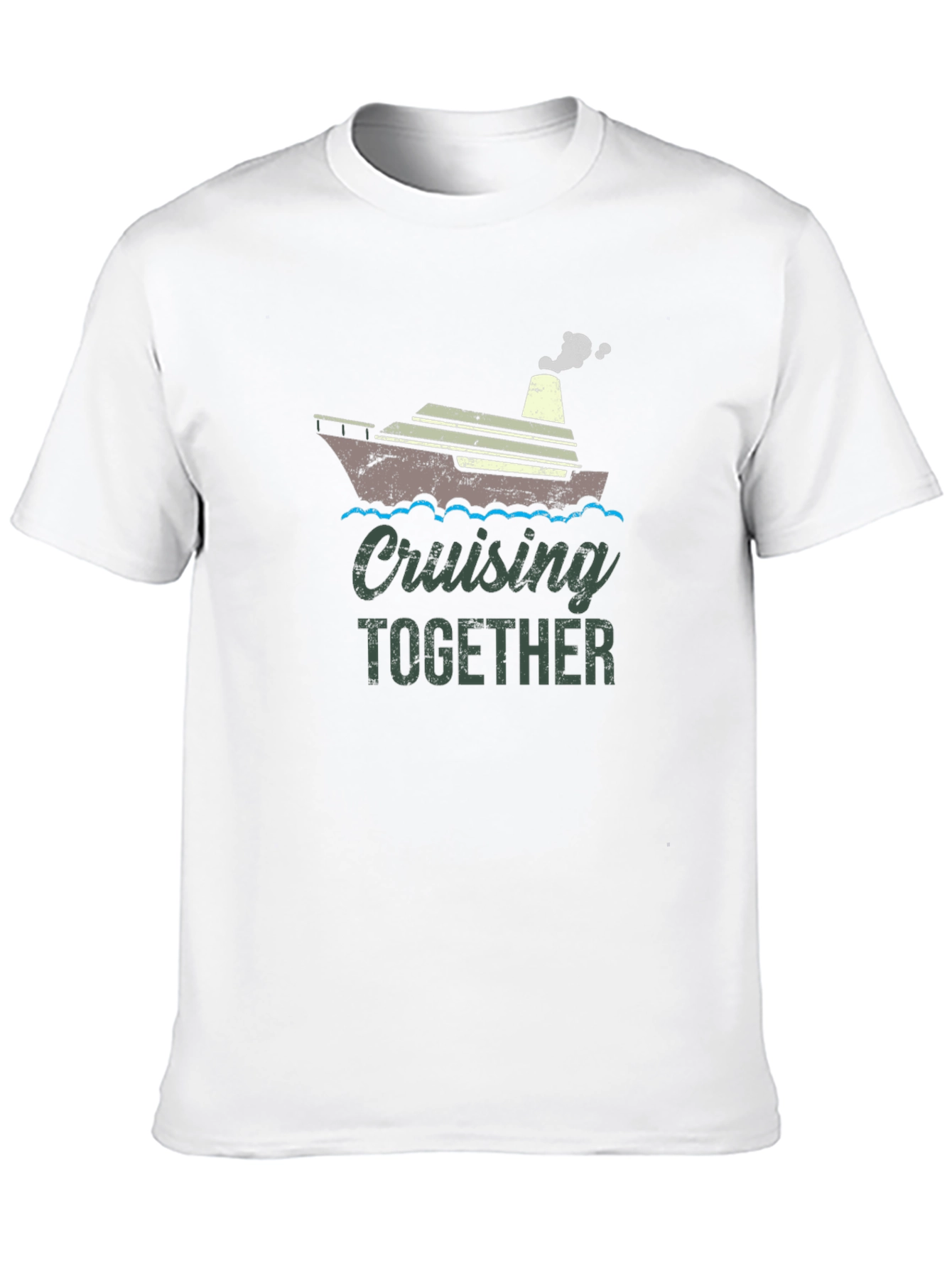 Cruising Together Black Graphic T-Shirt