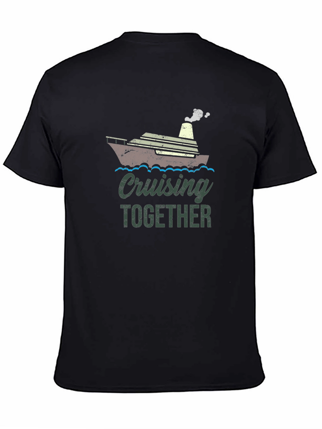 Cruising Together Black Graphic T-Shirt