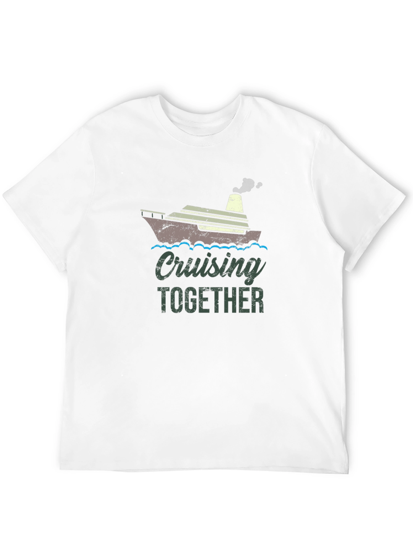 Cruising Together Black Graphic T-Shirt