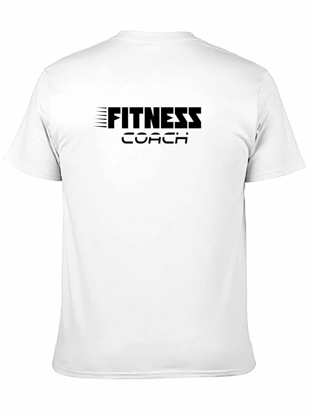 Fitness Coach Black Graphic T-Shirt