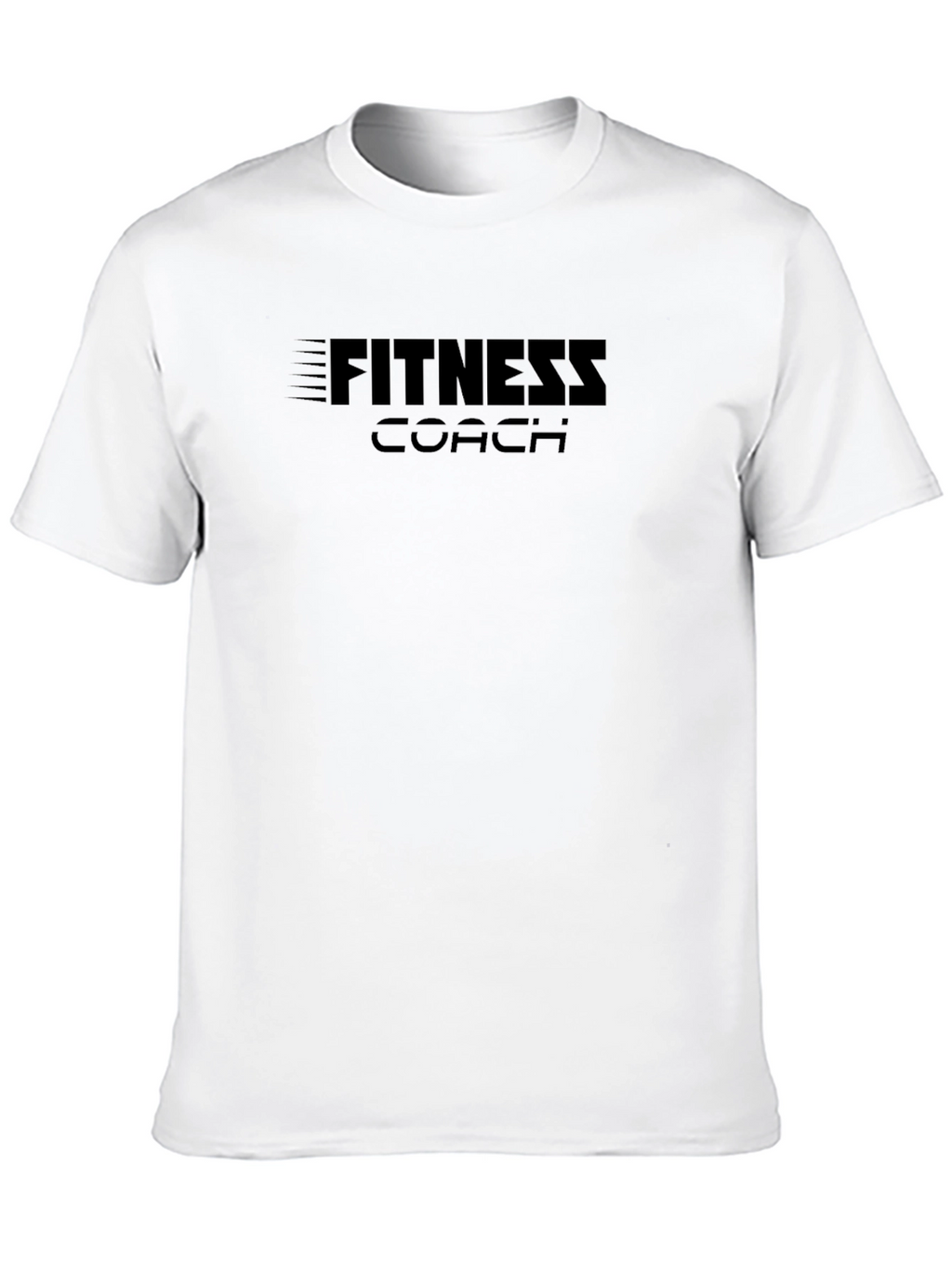 Fitness Coach Black Graphic T-Shirt