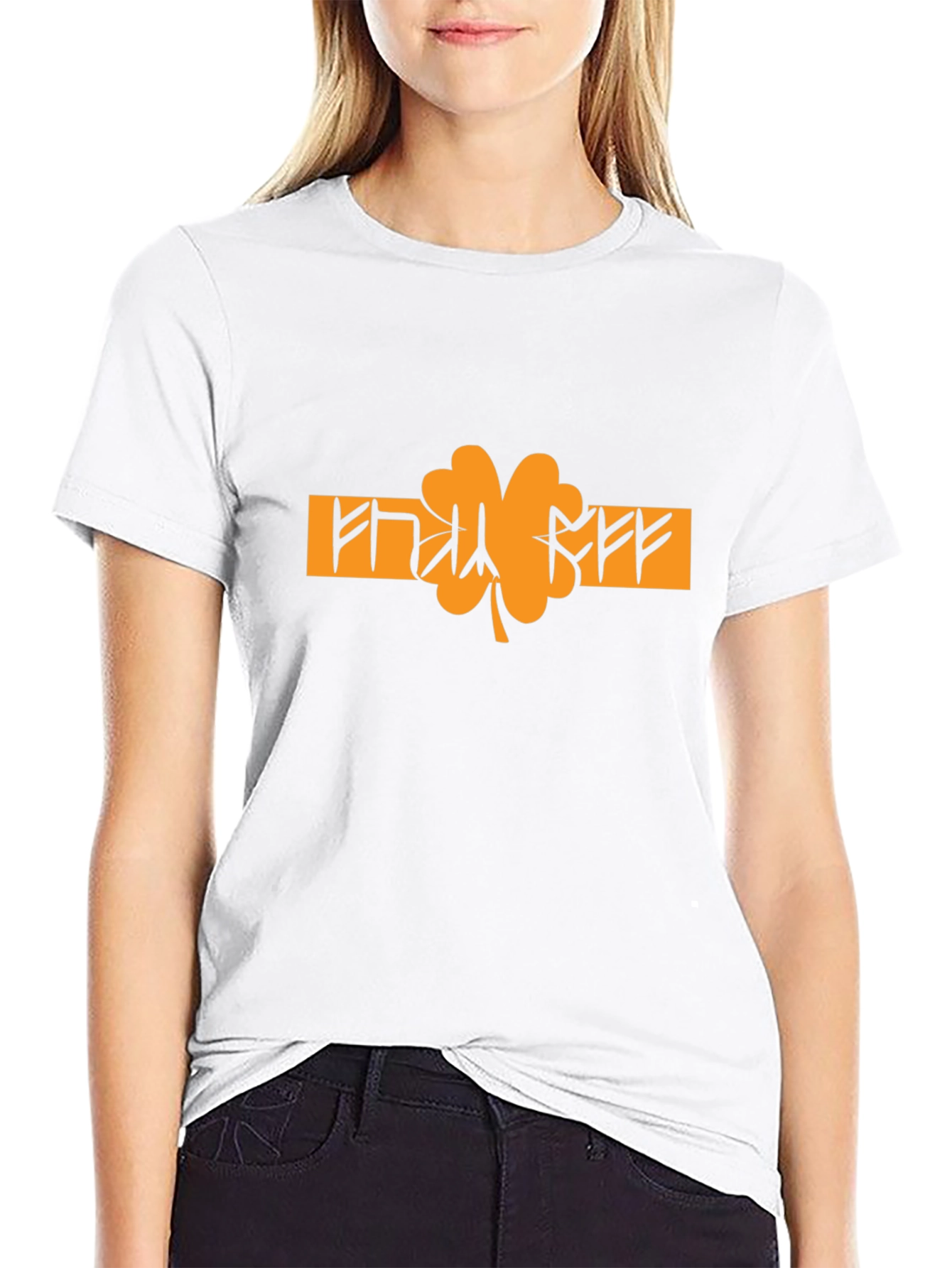 Lucky Clover Graphic Tee - Black
