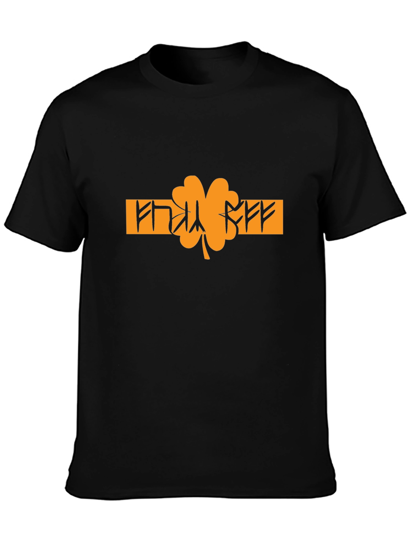 Lucky Clover Graphic Tee - Black