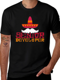 Senior Developer Cinco De Mayo Sombrero T-Shirt