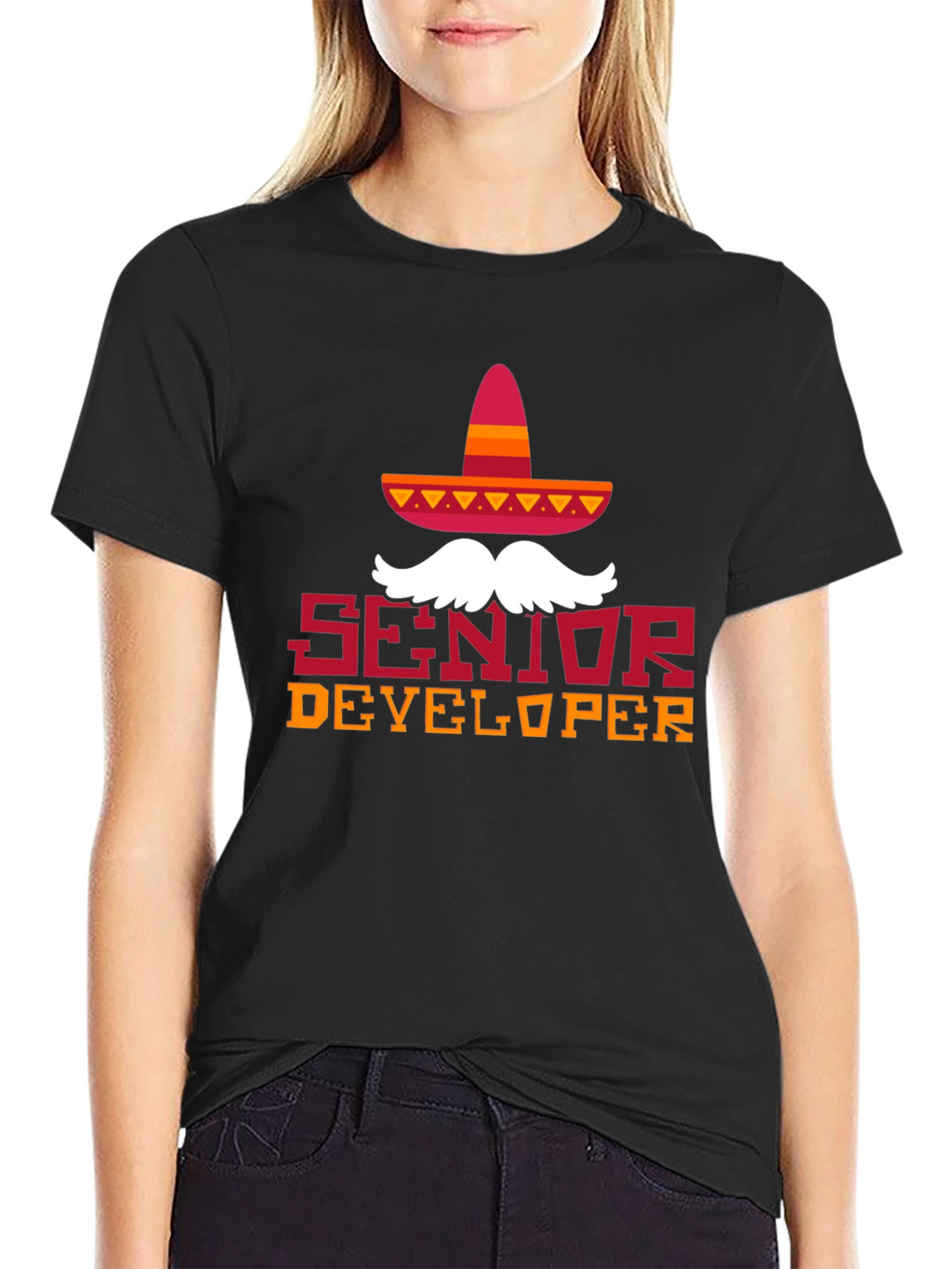 Senior Developer Cinco De Mayo Sombrero T-Shirt