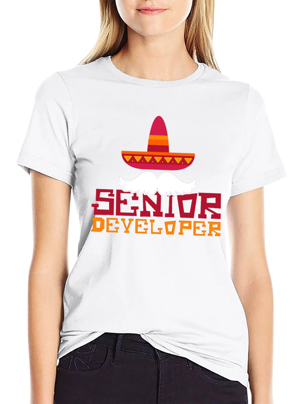 Senior Developer Cinco De Mayo Sombrero T-Shirt