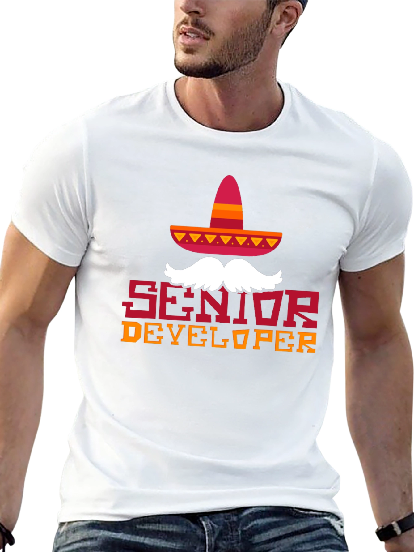 Senior Developer Cinco De Mayo Sombrero T-Shirt