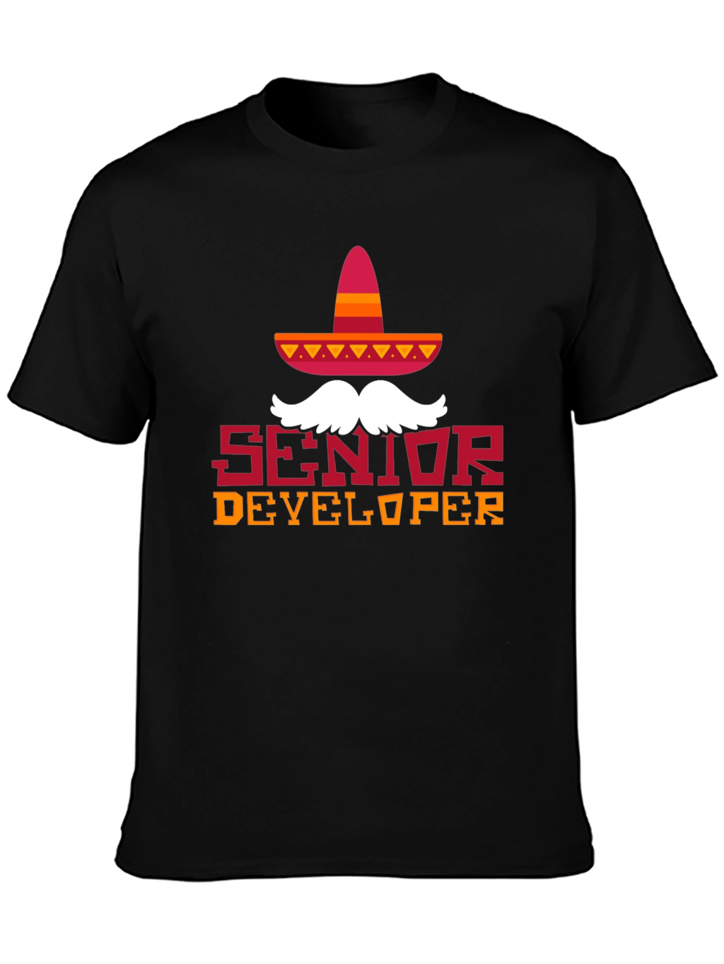 Senior Developer Cinco De Mayo Sombrero T-Shirt