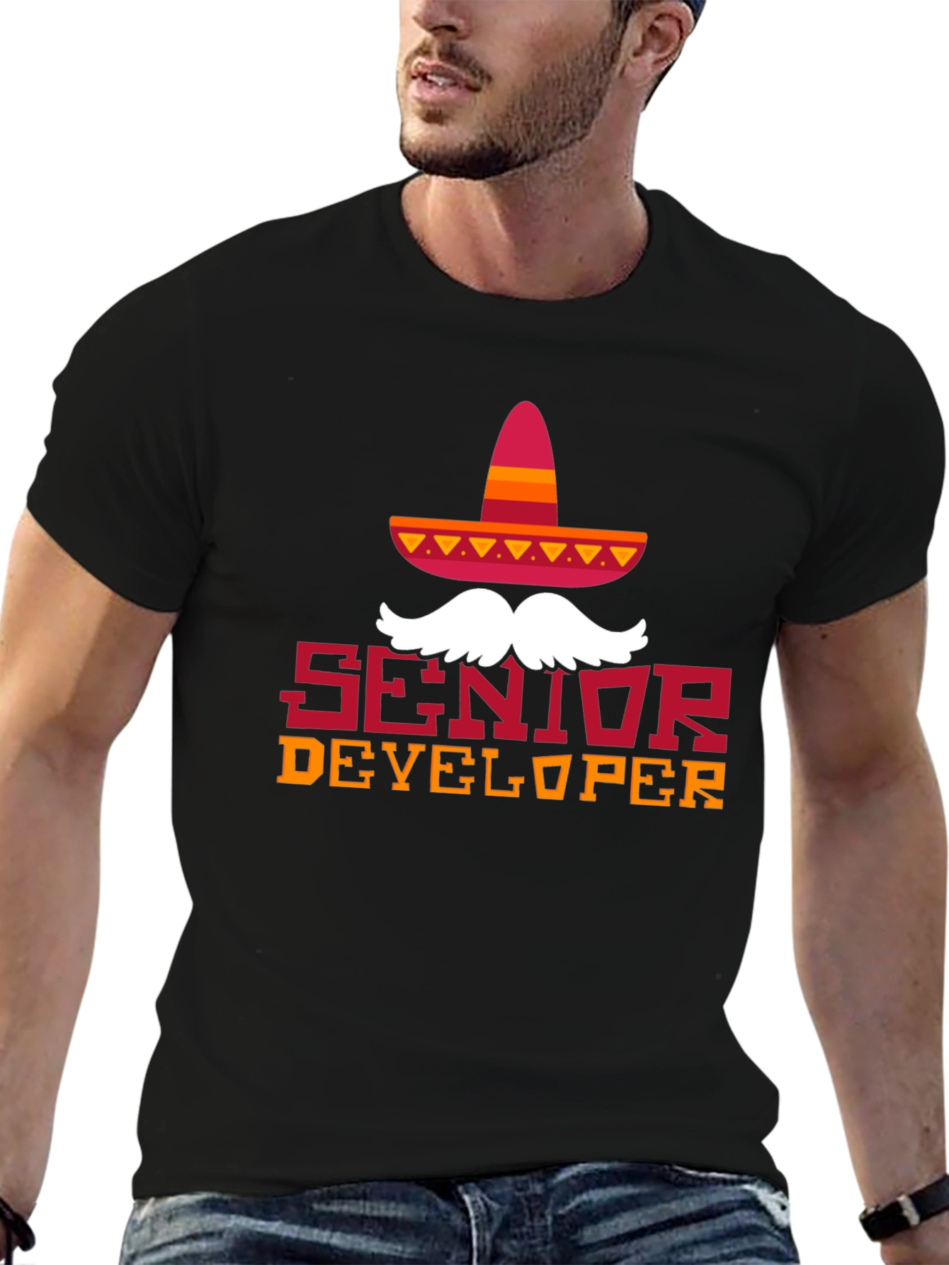 Senior Developer Cinco De Mayo Sombrero T-Shirt