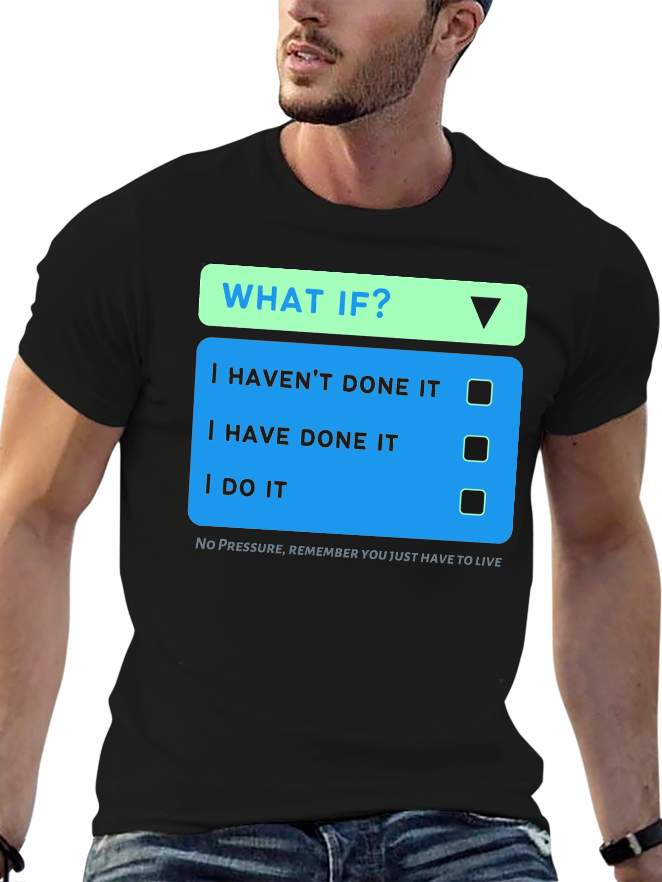 What If? T-Shirt - Novelty Graphic Tee