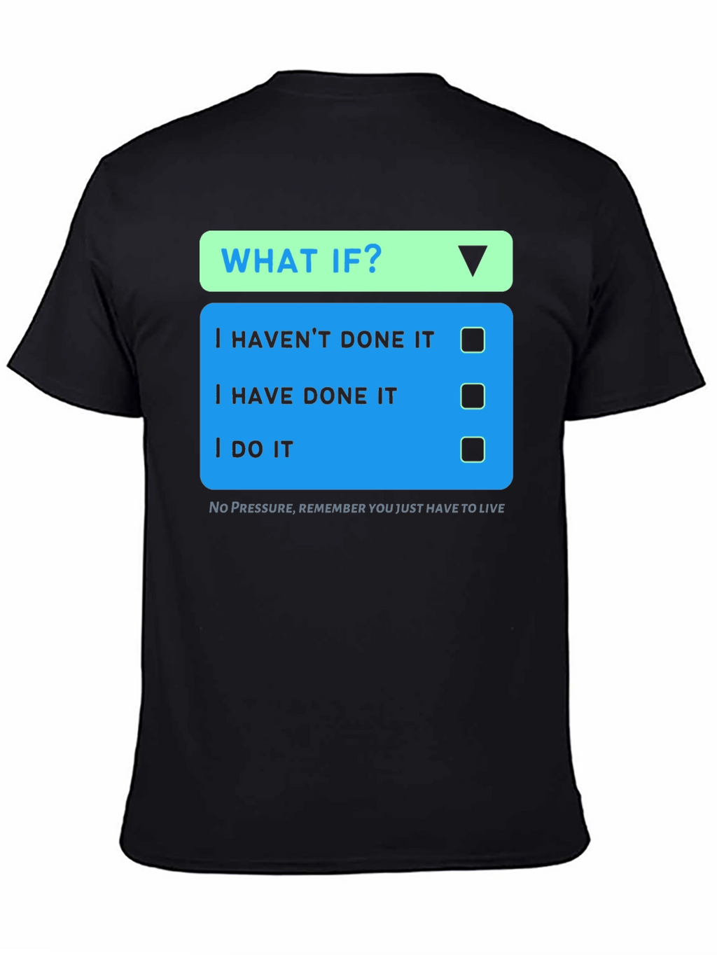 What If? T-Shirt - Novelty Graphic Tee