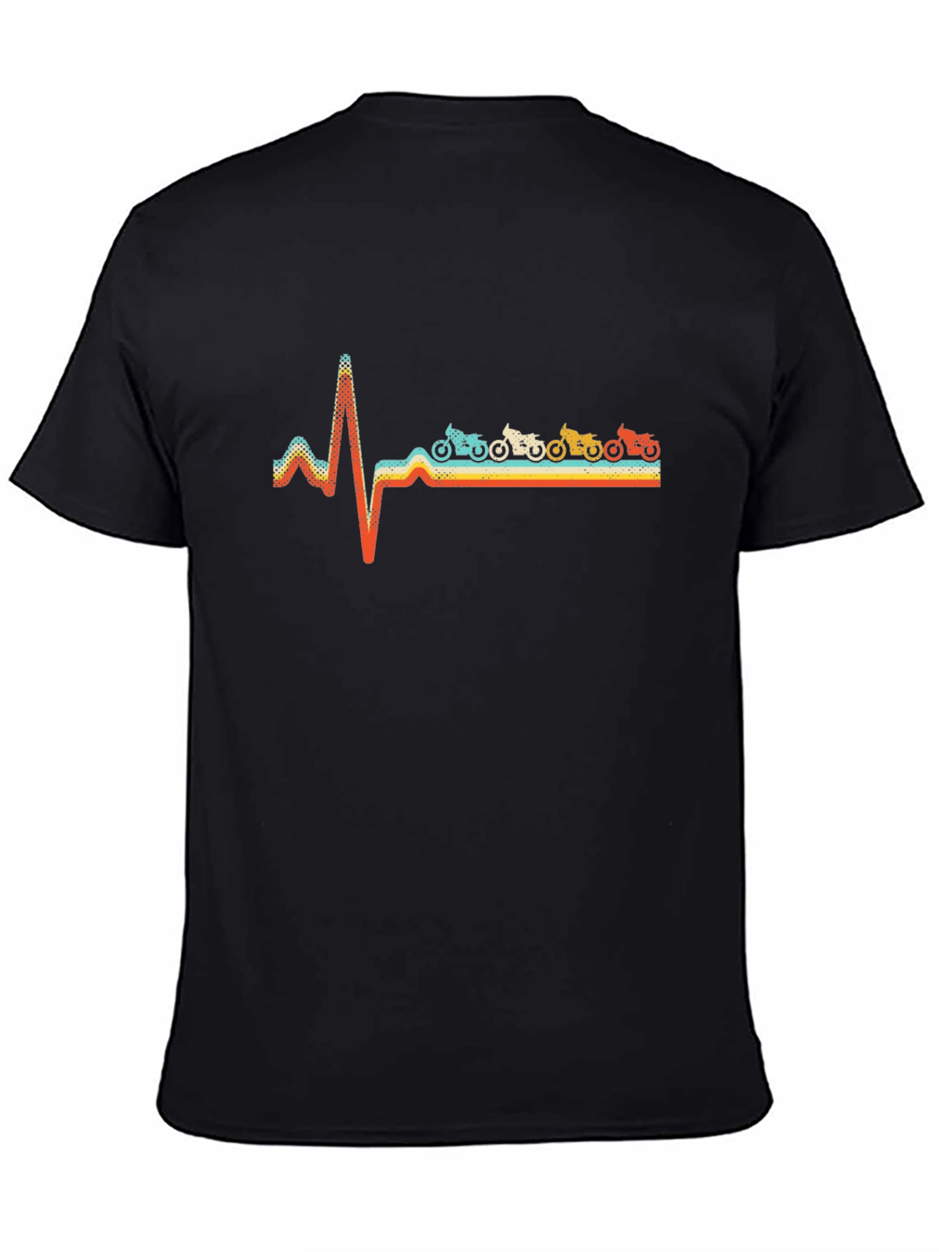 Motorcycle Heartbeat T-Shirt - Biker Love
