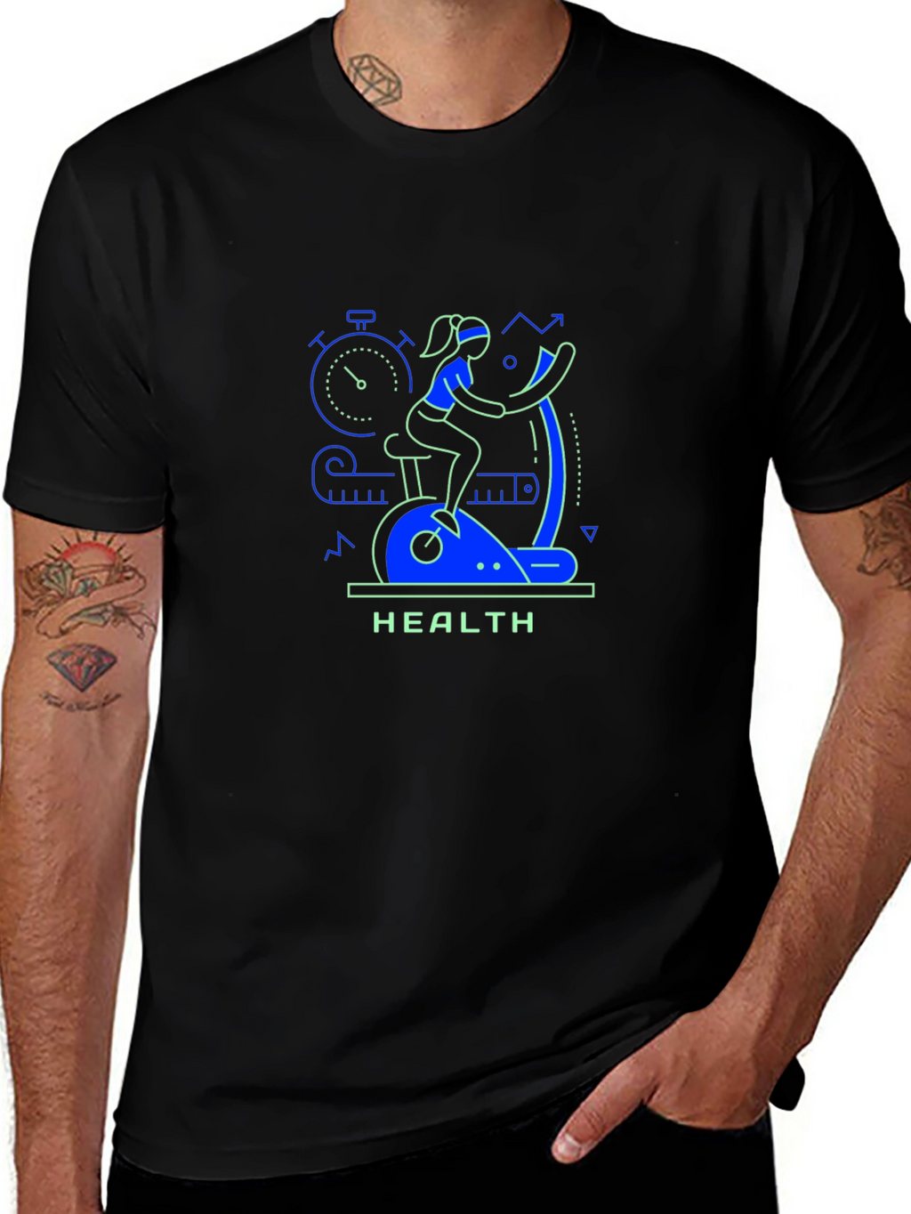 Health-Focused Graphic T-Shirt