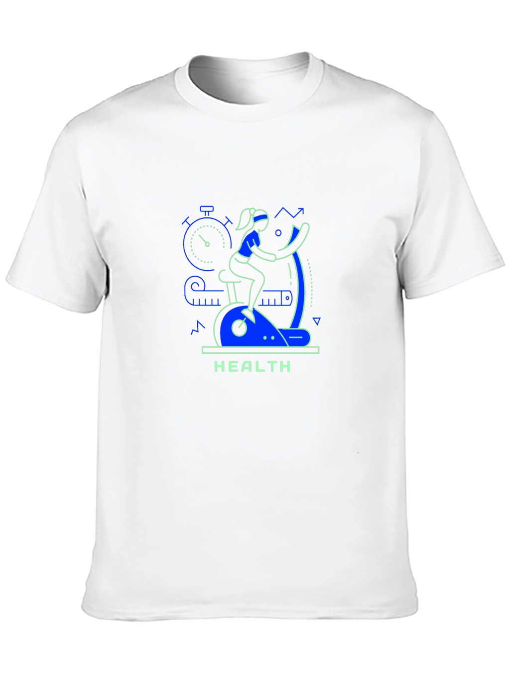 Health-Focused Graphic T-Shirt