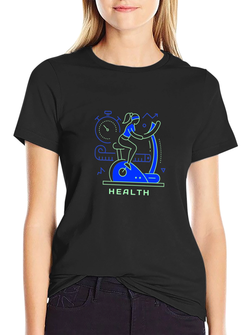 Health-Focused Graphic T-Shirt