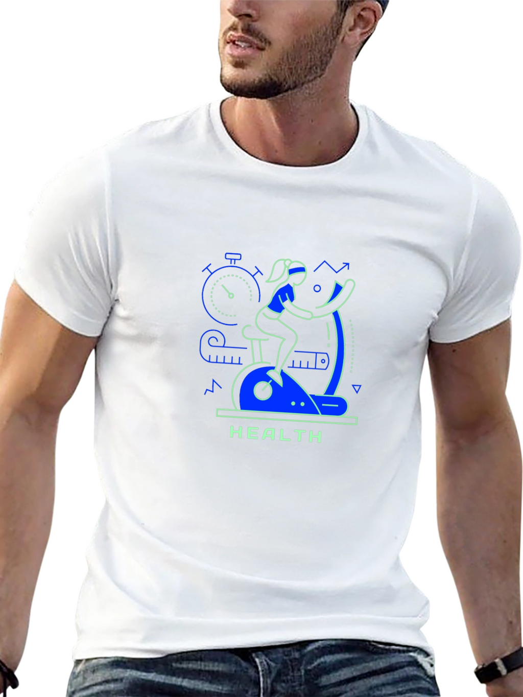 Health-Focused Graphic T-Shirt
