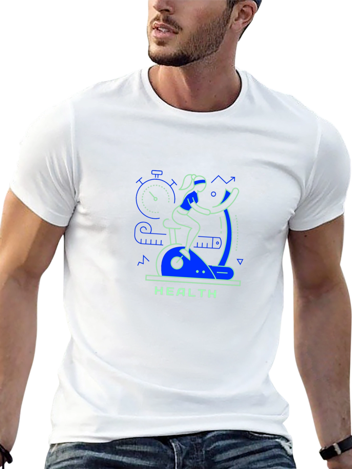 Health-Focused Graphic T-Shirt