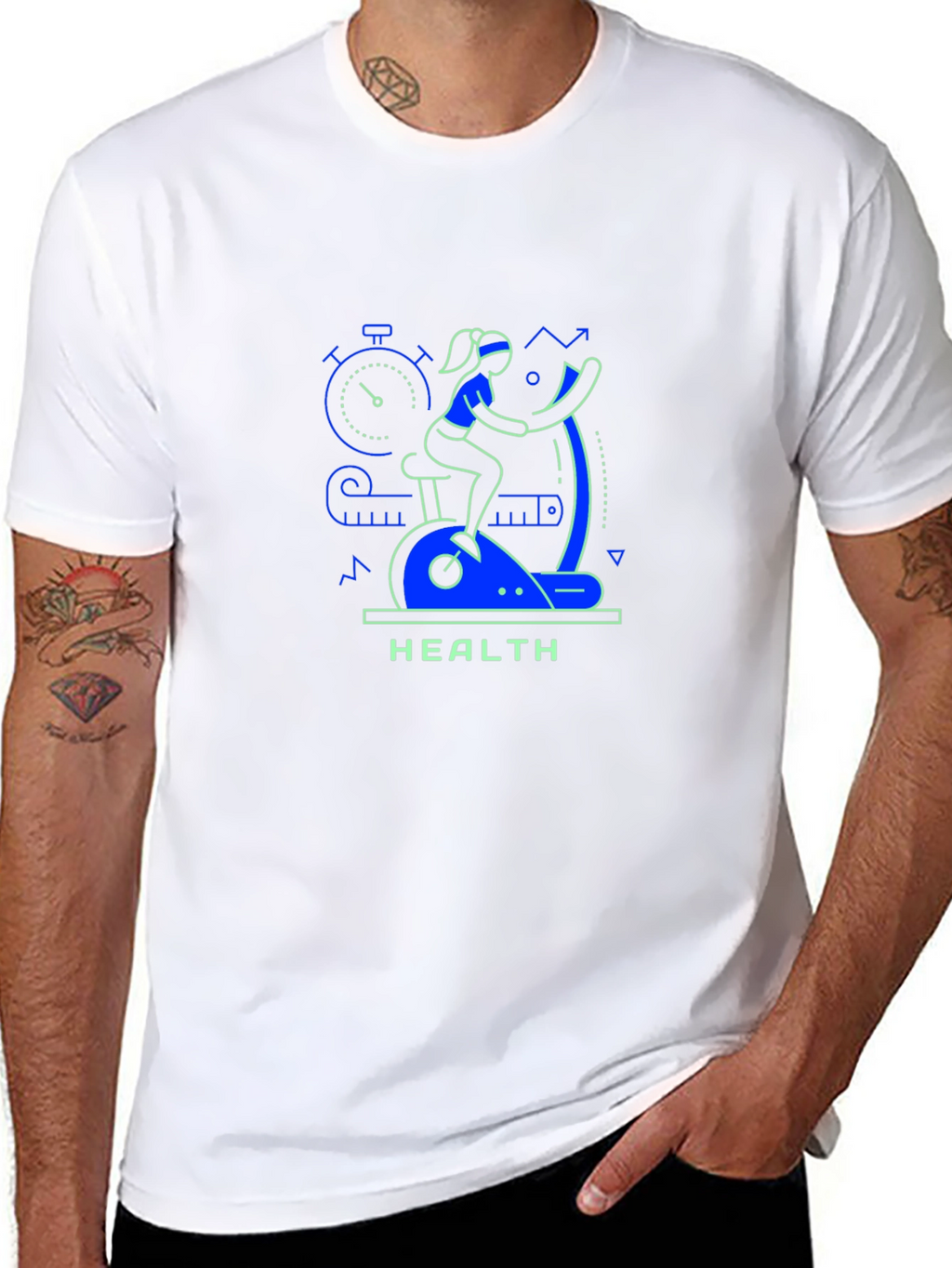 Health-Focused Graphic T-Shirt