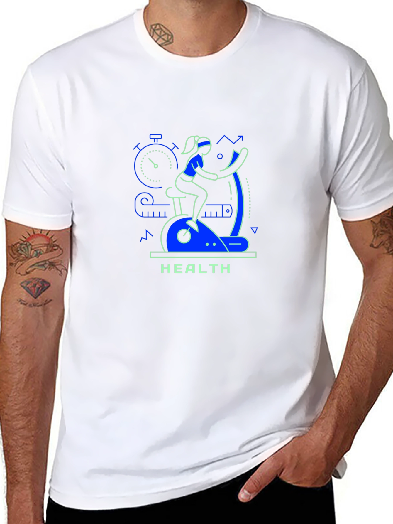 Health-Focused Graphic T-Shirt
