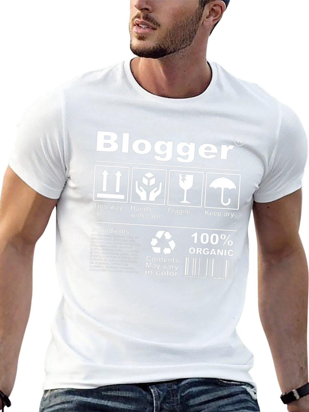 Blogger 100% Organic T-Shirt