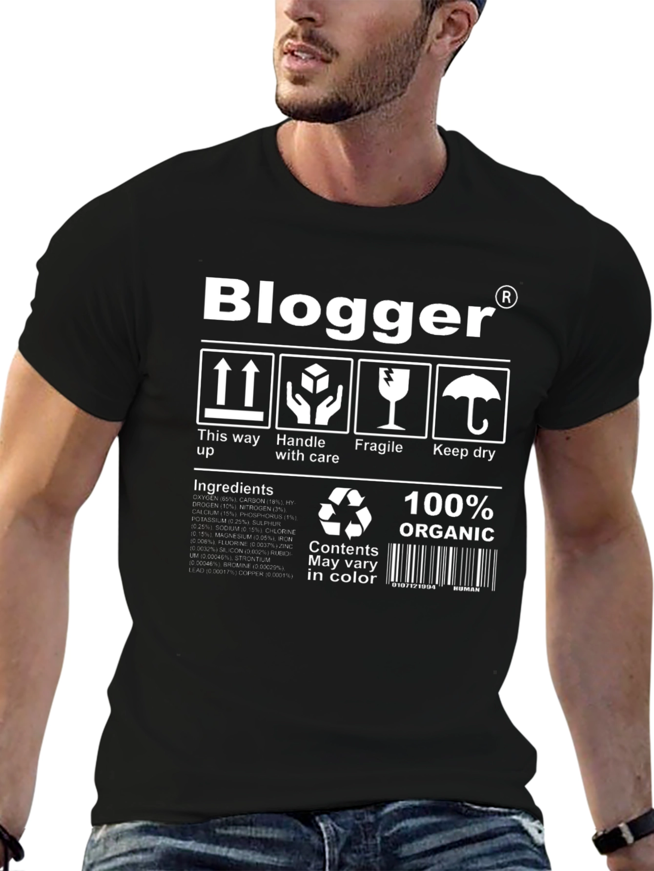Blogger 100% Organic T-Shirt