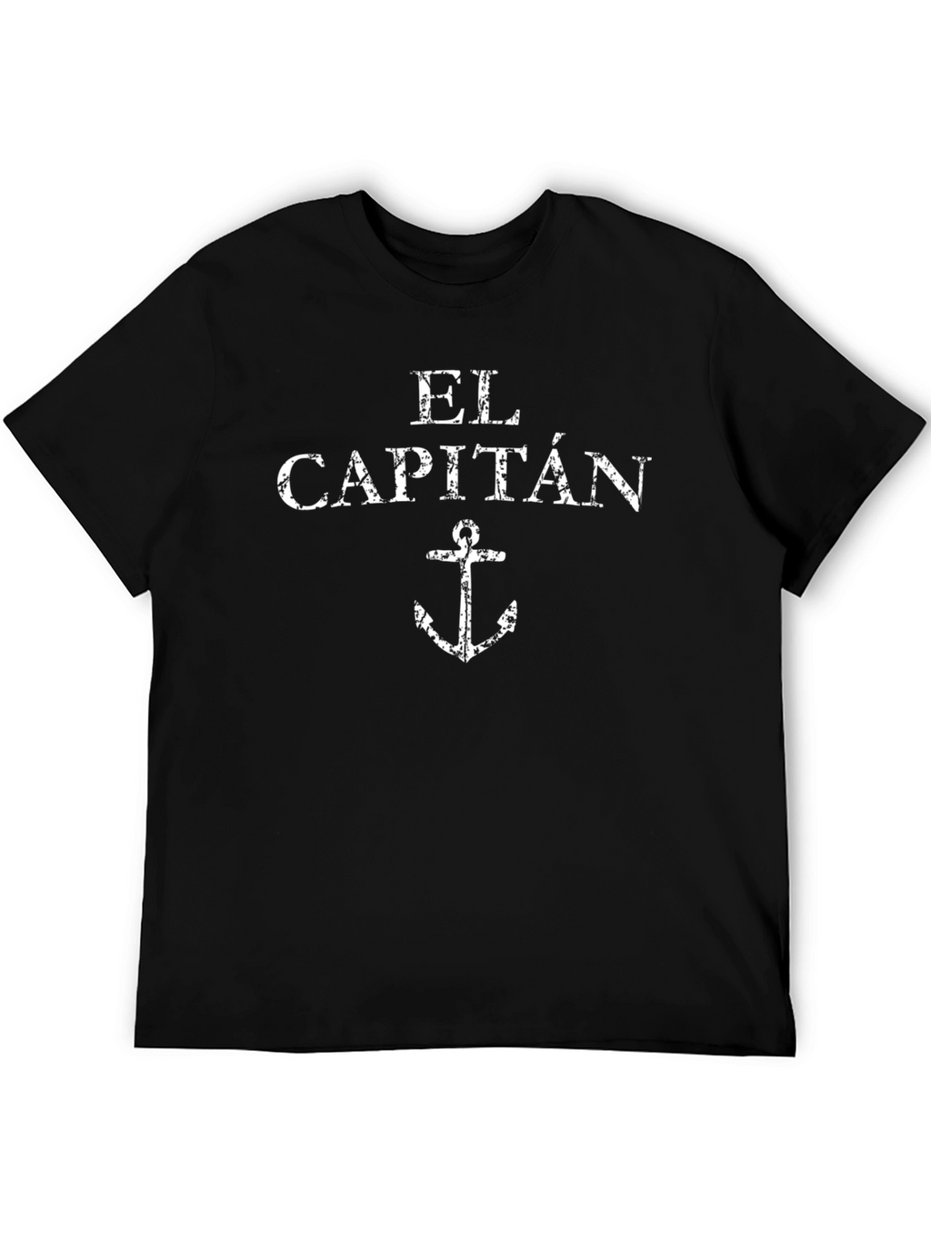 El Capitán Anchor Black T-Shirt