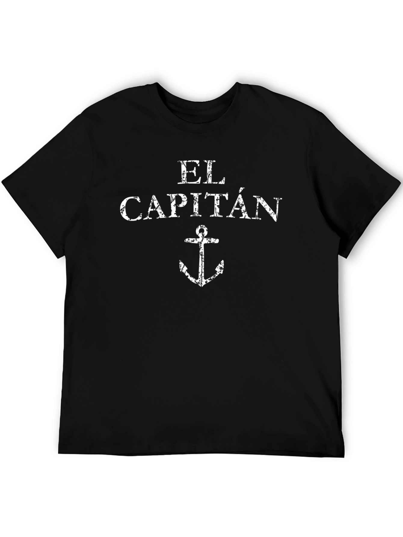 El Capitán Anchor Black T-Shirt