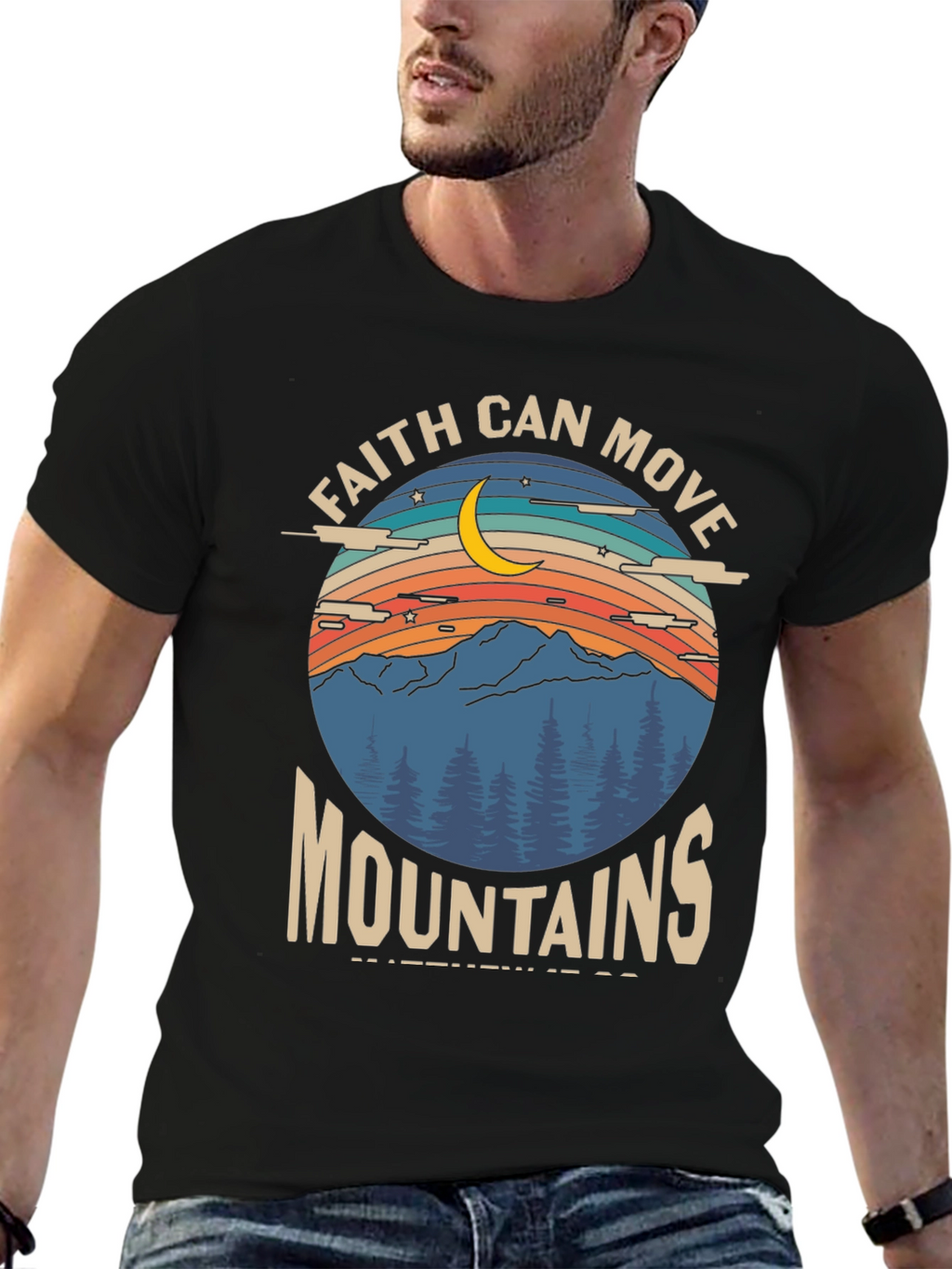 Faith Can Move Mountains Graphic Tee