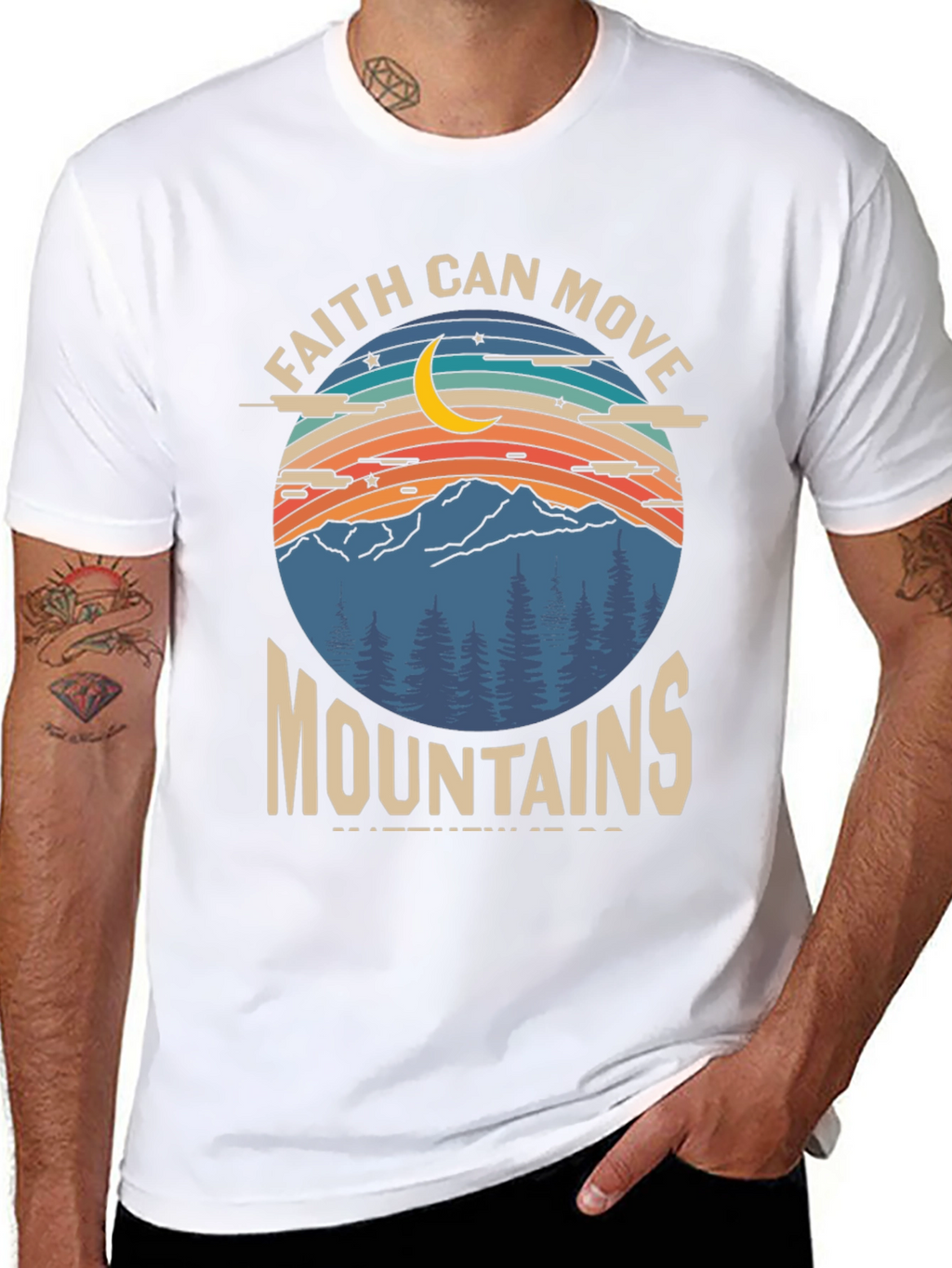 Faith Can Move Mountains Graphic Tee