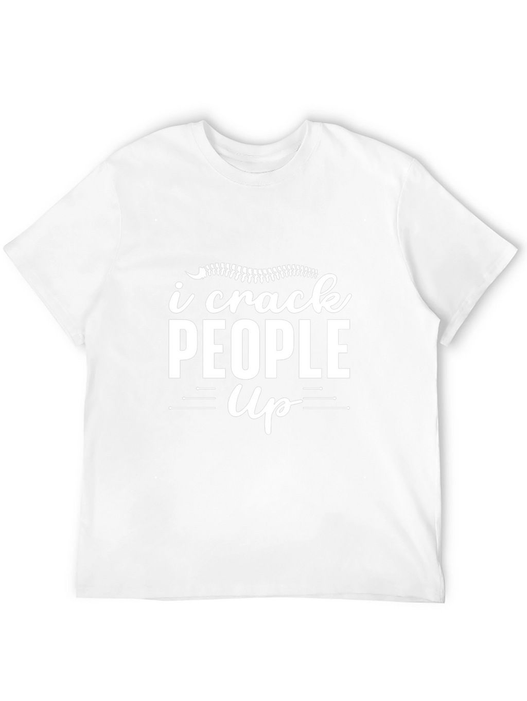 I Crack People Up Black T-Shirt