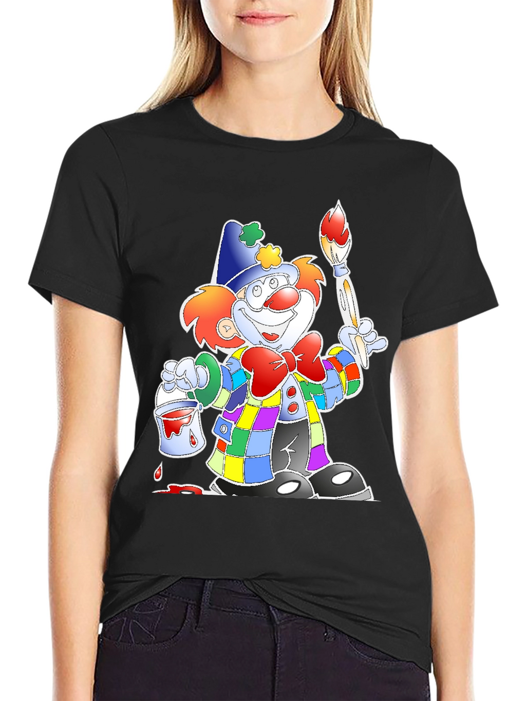 Clown Artist Graphic T-Shirt