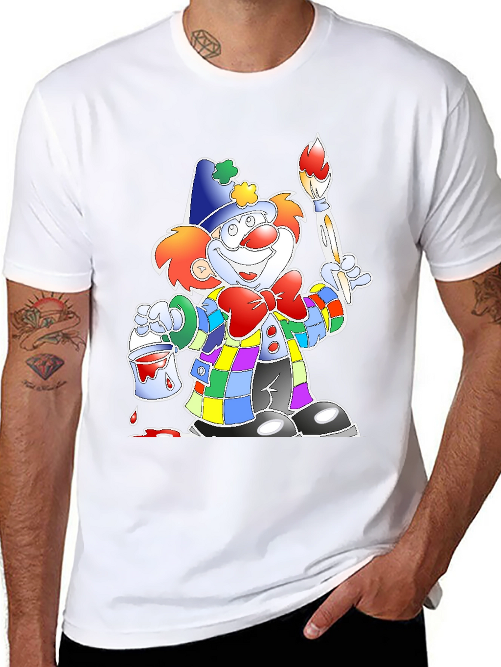 Clown Artist Graphic T-Shirt