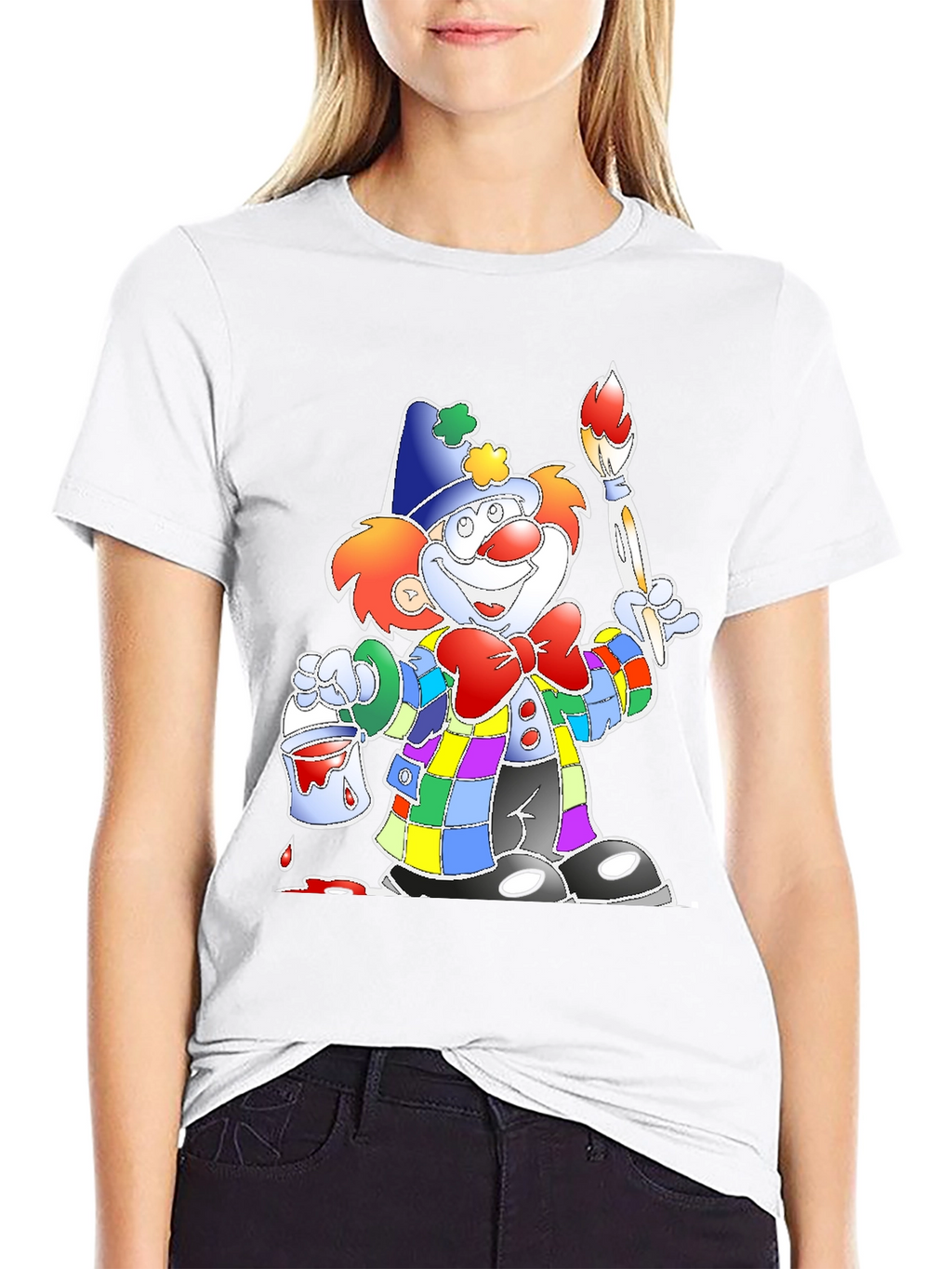 Clown Artist Graphic T-Shirt