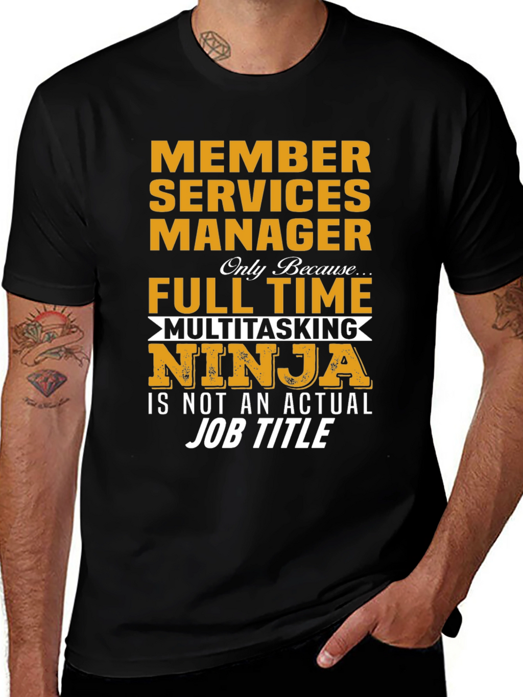 Member Services Manager Ninja T-Shirt