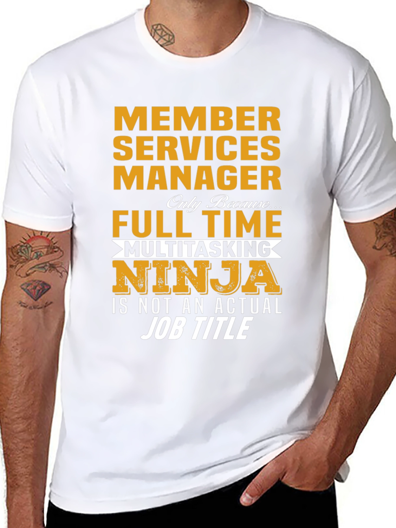 Member Services Manager Ninja T-Shirt